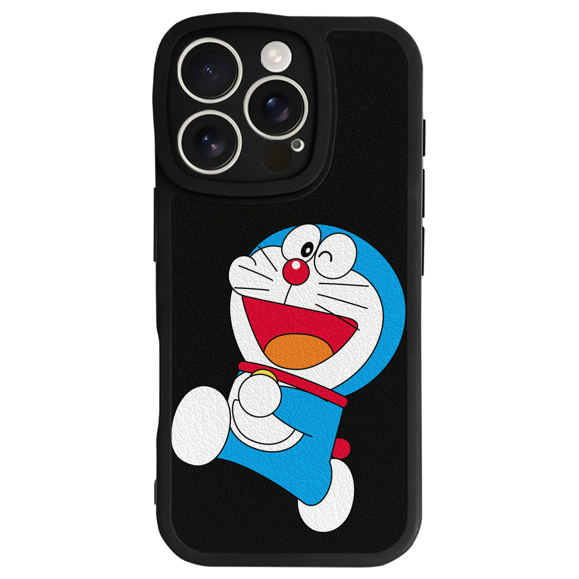 （画像用） ドラえもん Doraemon 【iPhone 16シリーズ対応】シリコンスマホケース（レザー調） 材質：シリコン